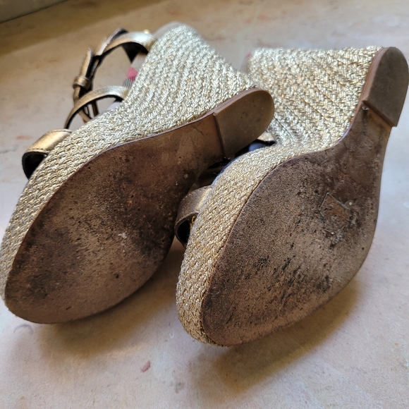 Burberry Haymarket Check Wedge Espadrille - Picture 15 of 16